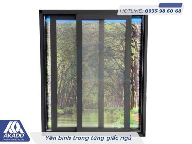 Cửa lưới chống muỗi mở lùa